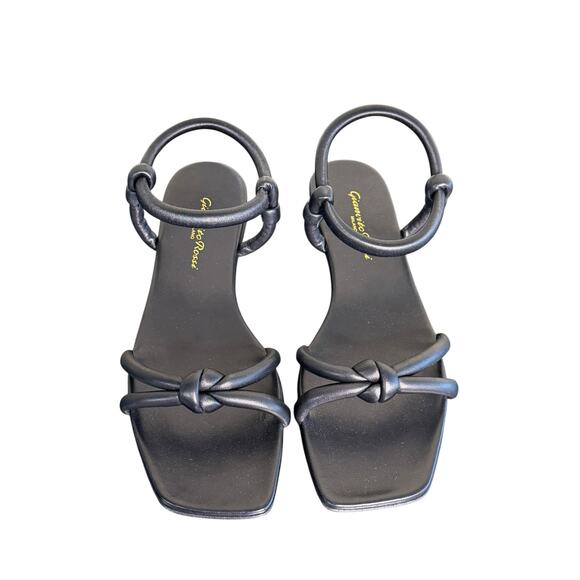 Gianvito Rossi NIB Juno 05 Flat Sandals in Black Size 39 - Picture 2 of 10